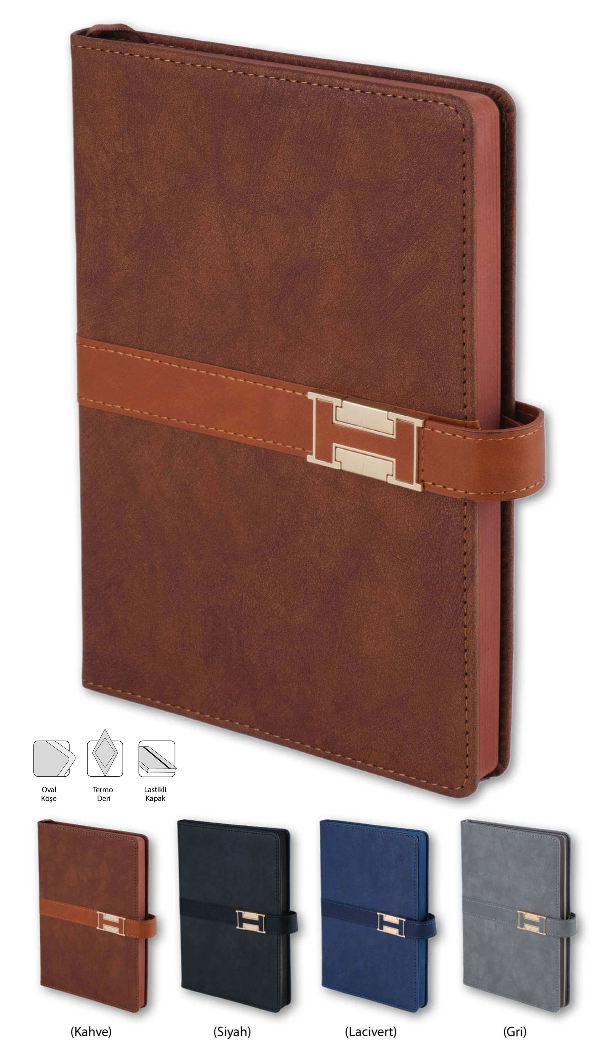 Kod-220 Defter Termo Deri (15 × 21 cm)